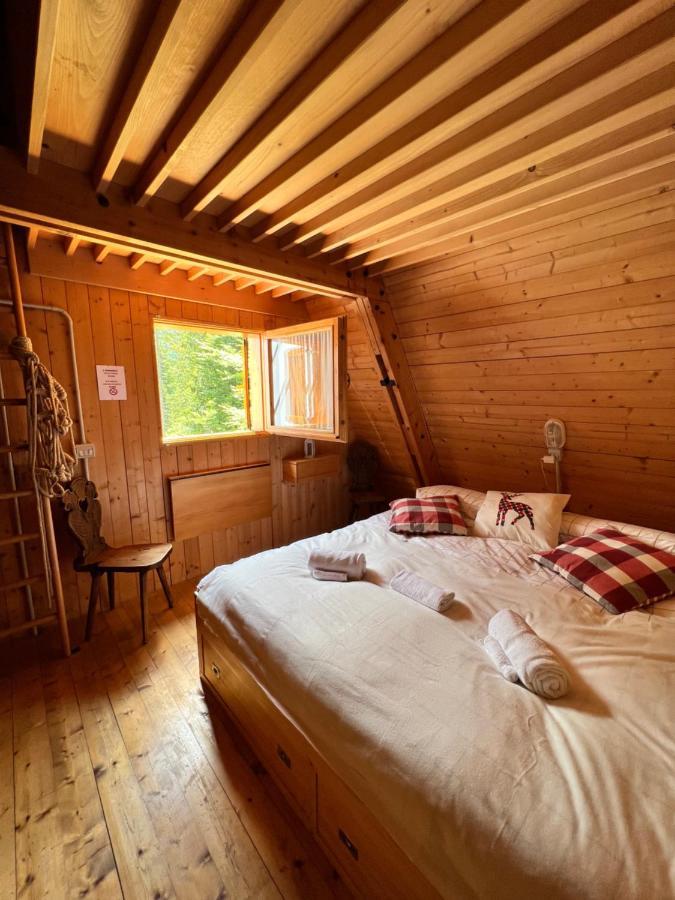 ~Chalet_Rifugio Tra I Boschi~ Sella Nevea Exteriör bild
