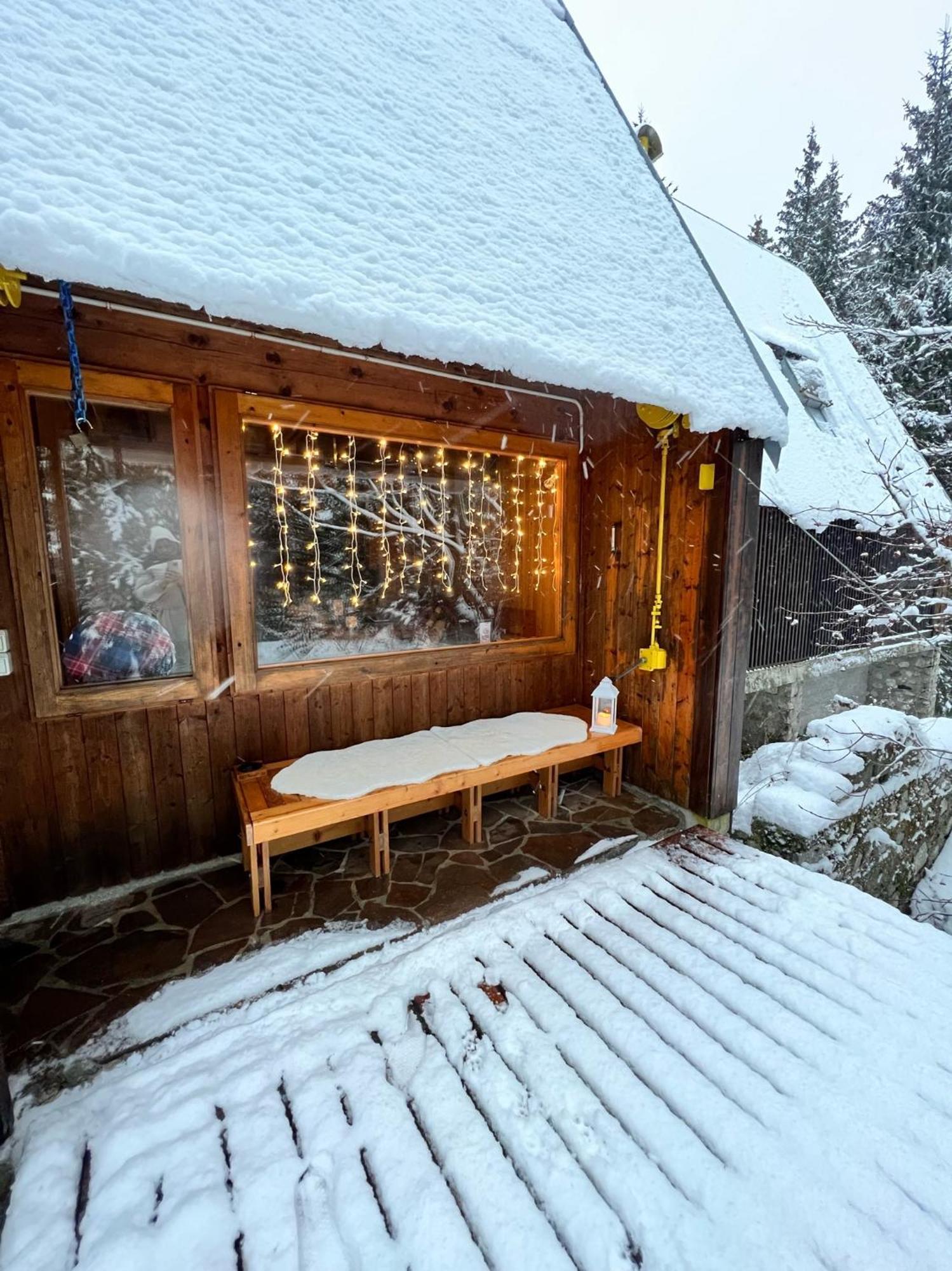 ~Chalet_Rifugio Tra I Boschi~ Sella Nevea Exteriör bild
